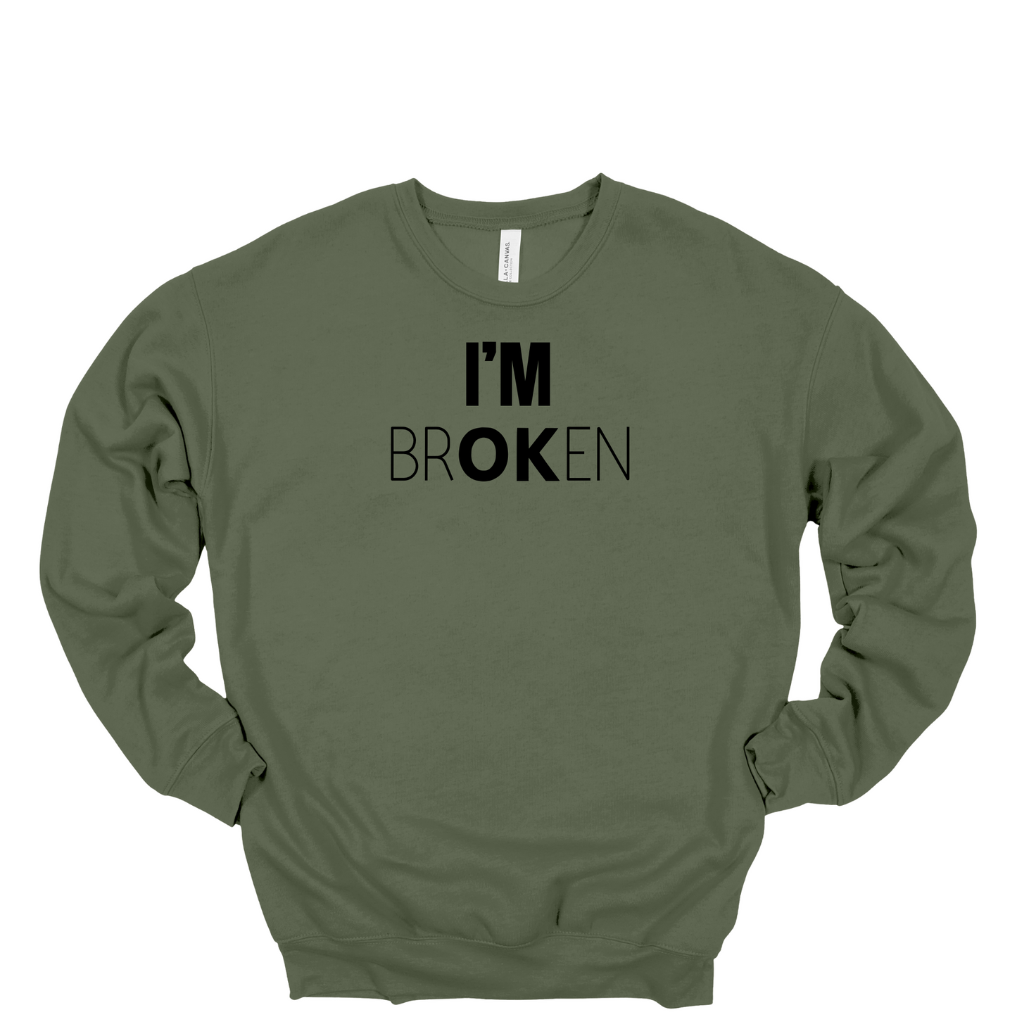 I'm Broken Crewneck Sweatshirt