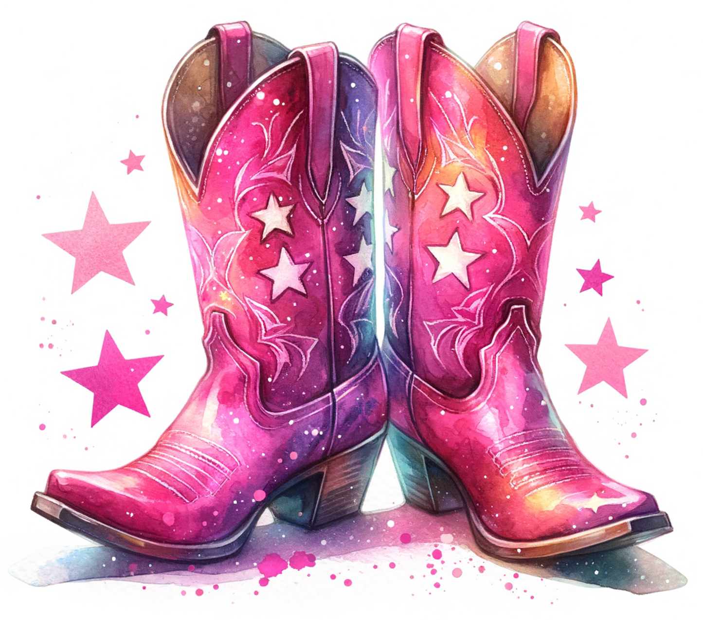 Pink Cowboy Boot Tumbler