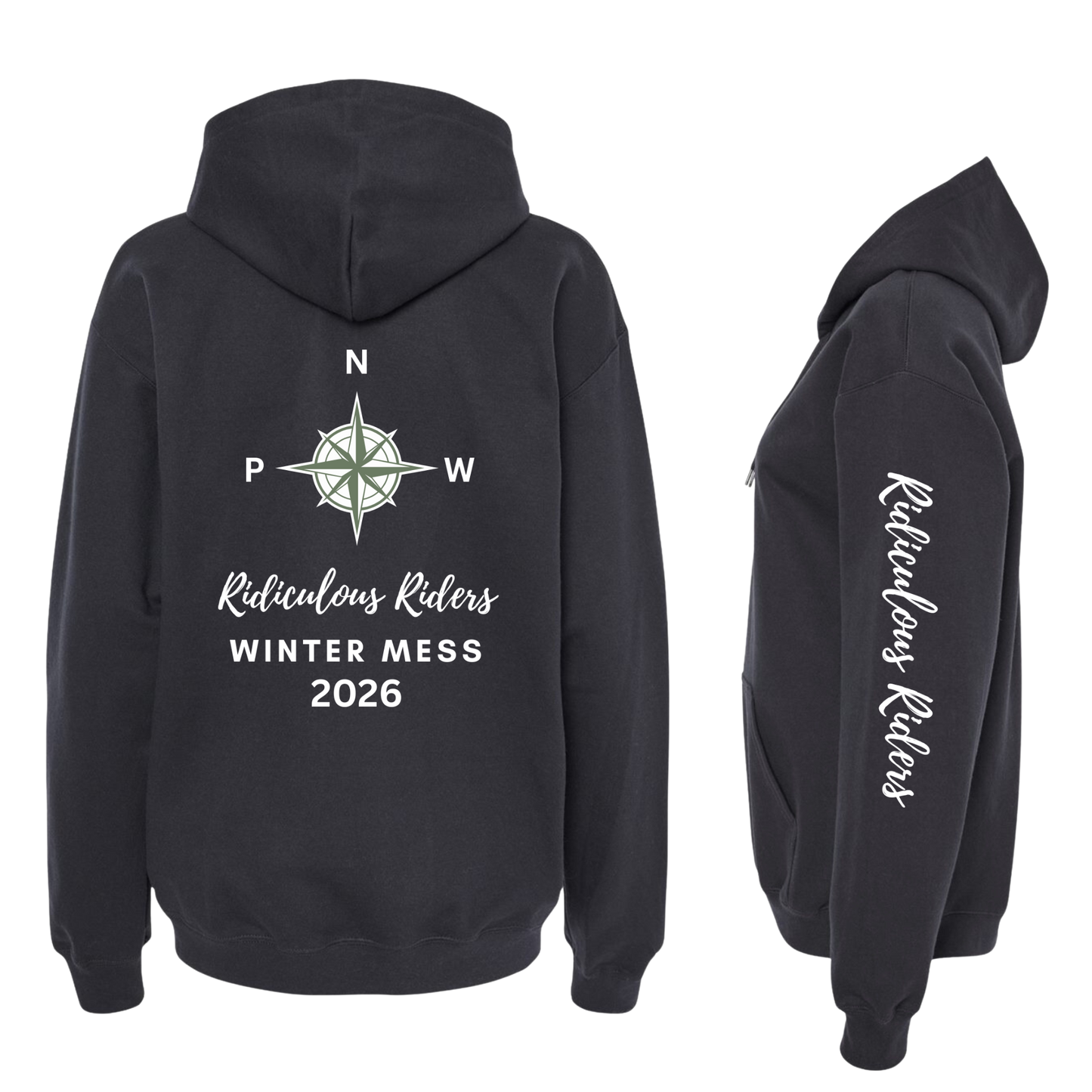 Ridiculous Riders Winter Mess 2026 Hooded Sweatshirt