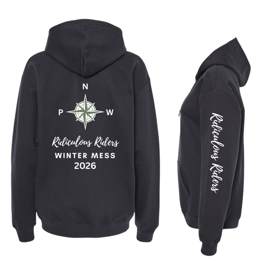Ridiculous Riders Winter Mess 2026 Hooded Sweatshirt